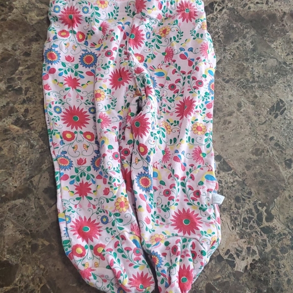 Flower print baby girl set pants and long top - Picture 5 of 6